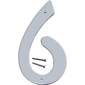 HY-KO - Satin Nickel House Marker Number